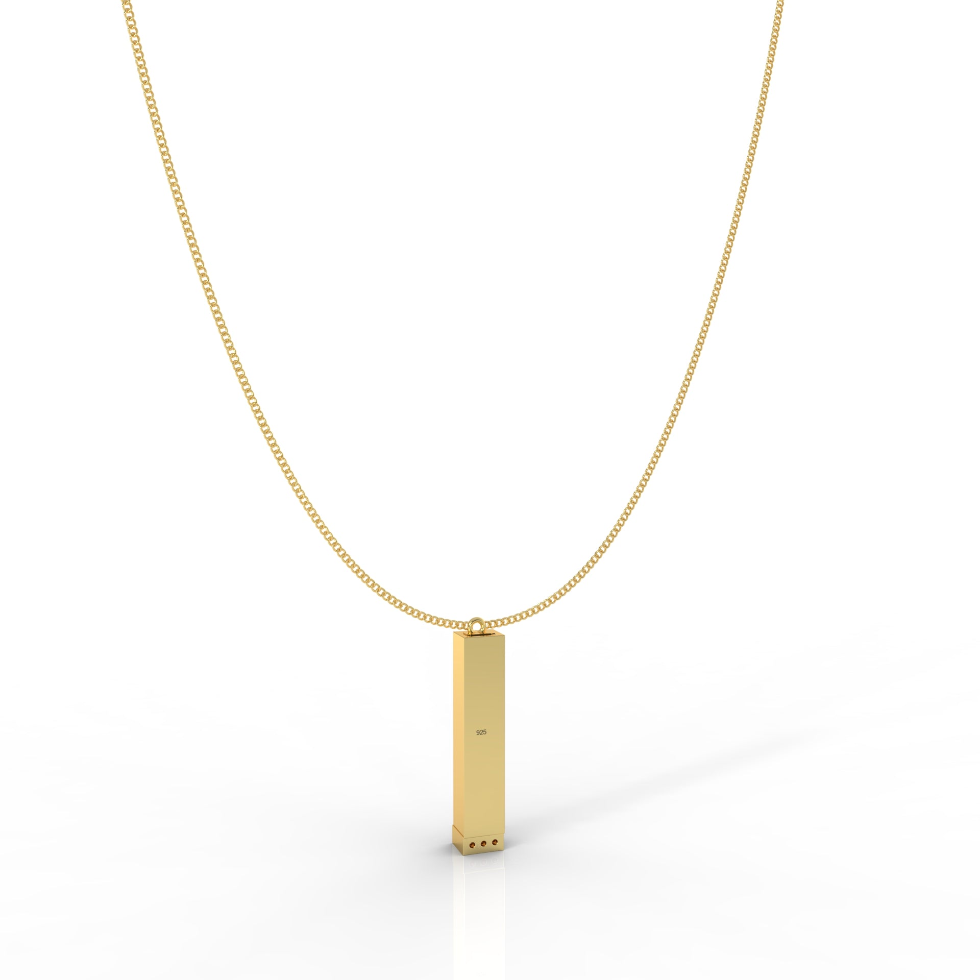 Secretly I Love You Pendant 18KT God Plated Necklace - sitabo